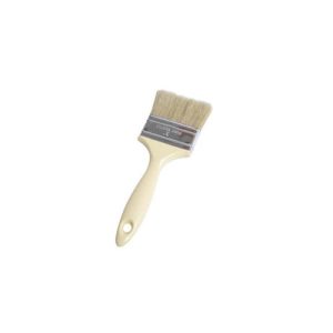 3" Natural bristle brush - Plastic Handle