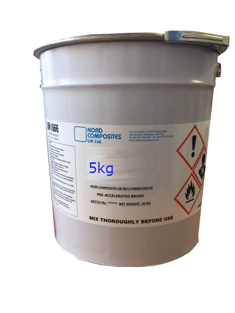 TOOLING GEL COAT 206 CLEAR 9901 PA BRUSH / 5KG