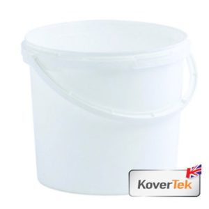 5lt Plastic White Bucket (no lid)