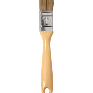 1" Natural bristle brush - Plastic Handle