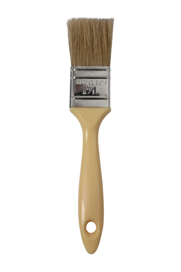 1.5" Natural bristle laminating brush - Plastic Handle