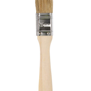 1" Natural bristle laminating brush - Wooden Handle