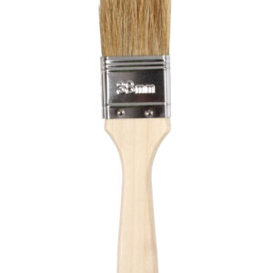 1.5" Natural bristle laminating brush - Wooden Handle