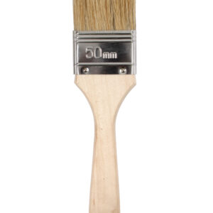 2" Natural bristle laminating brush - Wooden Handle