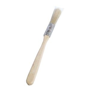 0.5" Natural bristle laminating brush - Wooden Handle