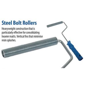 100mm x 10mm STEEL BOLT ROLLER