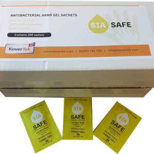 Antibacterial Hand Sanitiser 2g Sachets (200 ber box) meet BS EN1276